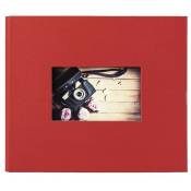 Album photo traditionnel Studio rouge 60 pages 120 photos 10x15, 60 pages, dimensions totales : 232x275x26 mm - fabriqué en France - Rouge