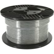 Bobine de câble acier gaîné - cable gaines pvc d1/2mm