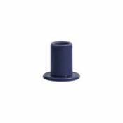 Bougeoir Tube Small / H 5 cm - Céramique - Hay bleu