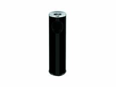 Cendrier poubelle 15 l - coloris au choix - stalgast - noir - acier15 x700mm