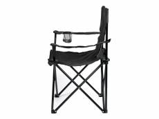 Chaise de vacances,chaise de plage, chaise multifonctionnelle d'extérieur hombuy® noir