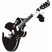 Groofoo - Guitare Musique mur Autocollant Décor,Mur