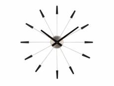 Horloge plug inn noire 58.5cm