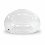 Intex - Fauteuil gonflable Bubble transparent - Transparent