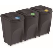 Keden - Prosperplast Lot de 3 cubes de recyclage 105