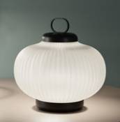 Lampe de table Kanji LED / Verre - H 39 cm - Fontana