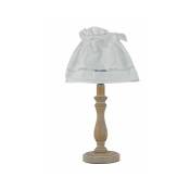 Lampe de table Lullaby 1 ampoule Bois,coton Bois -