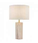 Lampe de table Nalani Effet en marbre 1 ampoule 44cm