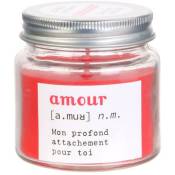 Linnea - Bougie parfumée vaso rouge senteur vanille