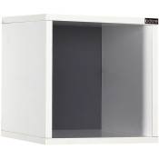 Mobilier Deco - mindy - Etagère cube murale - blanc