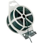 Nature - Rouleau de fil plastique armé vert - 100