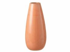 Paris prix - vase en céramique design "uni rond" 48cm orange