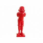 Petit homme rouge figurine décorative objet design moderne - Rouge
