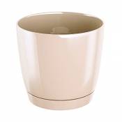 Prosper Plast Duop155-cy728 15.5 x 14.2 cm Lotex24 Coubi Pot de Fleurs – Crème