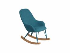 Rocking chair enfant turquoise - kidmeans - l 43 x