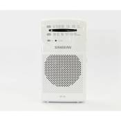 Sangean - sr-35 blanc/radio de poche fm/am/haut-parleur