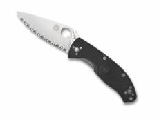 Spyderco - c122sbk - couteau spyderco tenacious noir