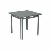 Table carrée Costa / 80 x 80 cm - Fermob gris en métal