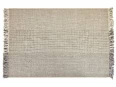 Tapis en laine grise 140 x 200 cm tekeler 367151