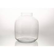 Vase bouteille transparent xxl bulle 38x34 cm - Transparent