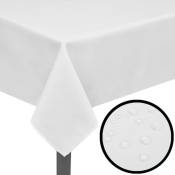 Vidaxl - Nappes de table 5 pcs Blanc 100x100 cm