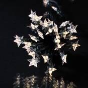 1001kdo - Guirlande lumineuse 60 Etoiles souples blanc