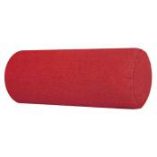 Aznar - Coussin décoratif en polyuréthane haute fermeté rouge - 45X20cm - rouge