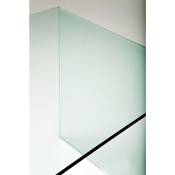 Bureau en verre Visible Clear Club 125x60cm Kare Design