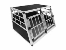 Cage de transport en aluminium 50 x 89 x 69 cm - 2