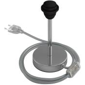 Creative Cables - Alzaluce pour abat-jour - Lampe de table en métal 15 cm - Chromé - Chromé