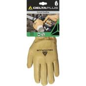 Delta Plus - gants cuir fleur de bovin traite hydrofuge