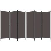 Design In - Paravent Cloison de séparation 6 panneaux, Pour Jardin, Balcon, Terrasse Anthracite 300x180 cm OIB1151E