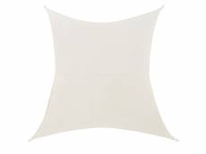 [en.casa] voile d'ombrage toile d'ombrage toile de protection polyester polyuréthane quadrilatéral beige 2x3 m