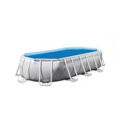 Intex - Bâche à bulles ovale pour piscine de 6,10