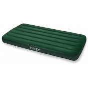 Intex - Matelas gonflable Airbed 1 place Fiber Tech