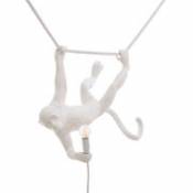 Lampe Monkey Swing / Indoor - L 60 cm - Seletti blanc