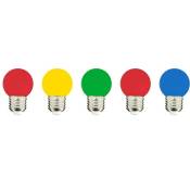 Lot de 5 ampoules compatible guirlande PARTY BULB COLOR