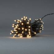 Lumières Décoratives Corde 48 LED's Blanc Chaud 3.60 m - Noir - Nedis