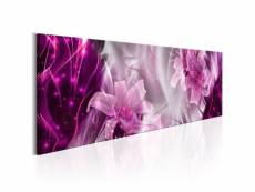 Paris prix - tableau imprimé "purple flames" 50 x 150 cm