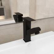 Robinet de lavabo rétractable Finition noire 157x172