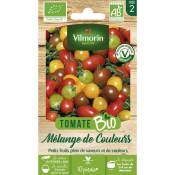 Sachet de Graines de Tomates Cerises Bio Vilmorin Couleurs et Saveurs en Mélange