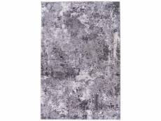 Signature - tapis abstrait "roche" gris 200 x 290 cm Z-ALEGRA200290600GREY