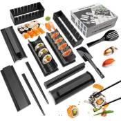 Sushi Making Kit Sushi Maker 12 pièces en plastique Premium ensemble d'outils à Sushi rouleau de riz à Sushi - Crea