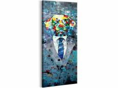 Tableau dog in a suit taille 50 x 150 cm PD9366-50-150