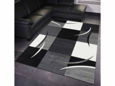 Tapis chambre diamond comma gris 80 x 150 cm tapis de salon moderne design par dezenco