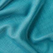 Tissu plombé en voile et fils satinés - Bleu - 3