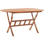 Vidaxl - Table pliable de jardin 135 x 85 x 75 cm Bois