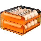 Boîte à œufs avec 32 compartiments de type tiroir