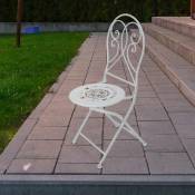 Chaise de balcon pliable Garden blanc Chaise de jardin