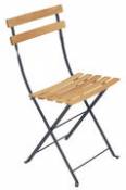 Chaise pliante Bistro / Bois - Fermob noir en bois